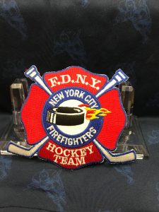 FDNY Hockey Team Patch.  4"x4"