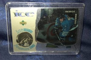 1997 UD McDonalds Ice Breakers San Jose Sharks Patrick Marleau RC #McD-34. Obtained from McDonalds only in Canada.