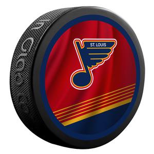Coming soon 2021 St.Louis Blues 2 sided Official retro jersey puck.