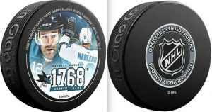 2021 San Jose Sharks #12 Patrick Marleau. 1768th  Career Game / Most Games played In NHL History. Official NHL Licensed Product.